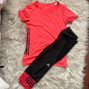 Adidas S/M Outfit with capris